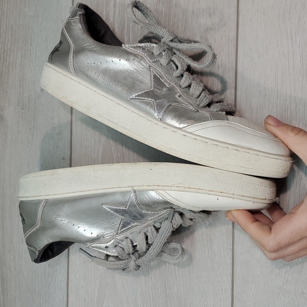 Golden Goose Womens Leather Ballstar Sneakers Italy shoes sz 39/9 - Picture 8 of 16